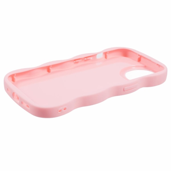 iPhone 14 Mobilskall Wavy Lys Rosa