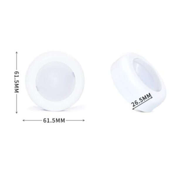 Batteridrivna LED-strålkastare med fjärrkontroll, 3-pack