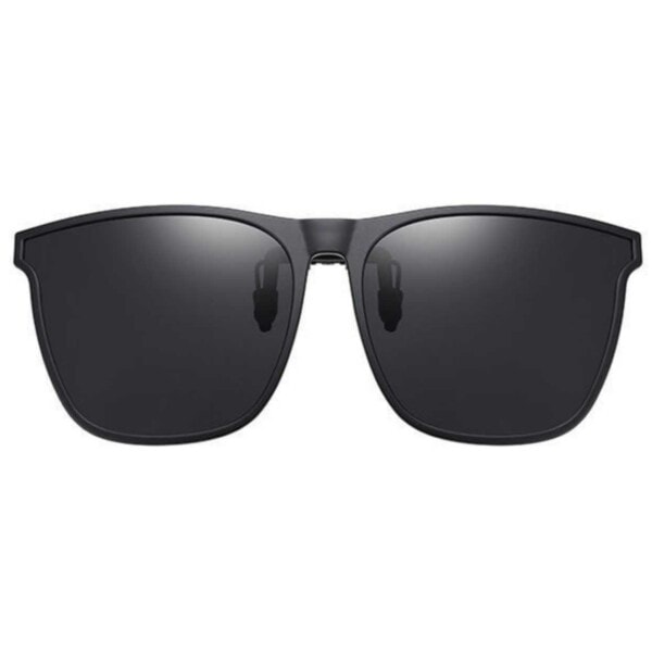 Clip-on Solbriller - Fastgøres på eksisterende briller - Sort sort-XS1- black