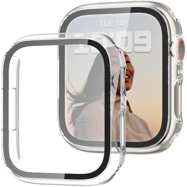 for Apple Watch Series 8 skærmbeskytter, belagt hård PC-cover