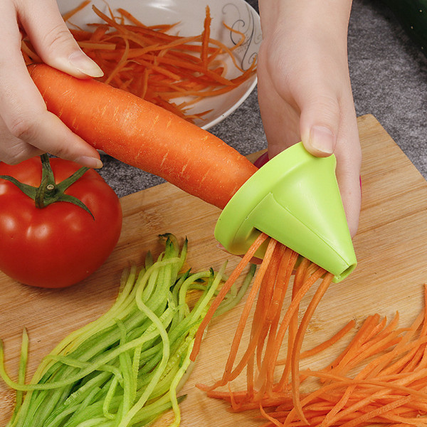 Kätevä kädessä pidettävä spiralizer-vihannessilppuri - Zucchinin spagettitekijä