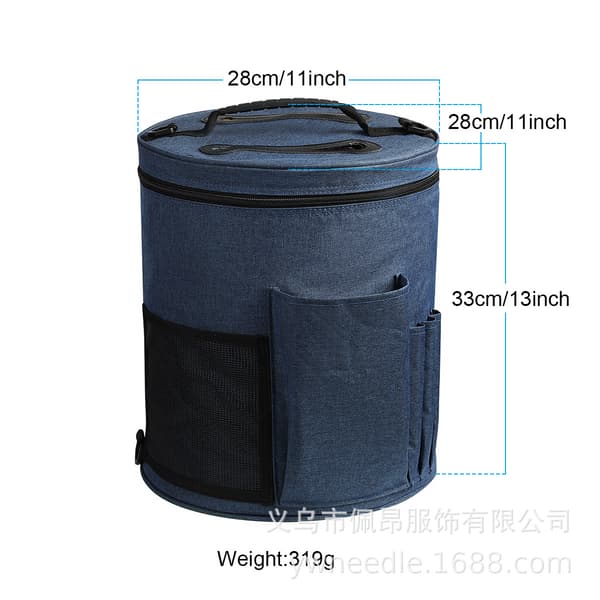 garn taske - Perfet rød-FA9- red one size