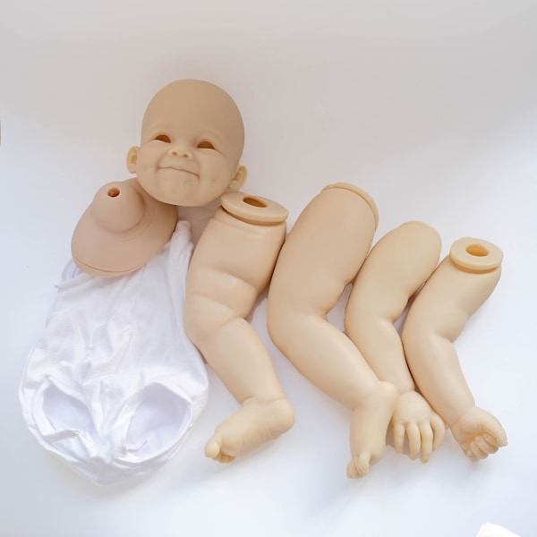 28 tum Reborn Toddler Dockkit Raya Livsstorlek Frisk Färg Mjuk Beröring Ej Färdig Docka