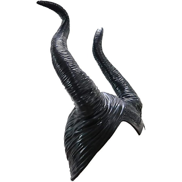 Halloween Maleficent Horn Hovedbøjle Cosplay Sort, Ond Maleficent Hovedbeklædning Ornament, til Kvinde/Mand