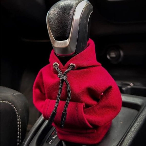 Växelspaksknopp Hoodie Knop Hoodie Sweatshirt RÖD red