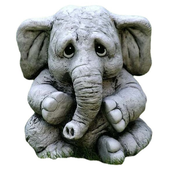 Simulering Elefant Statue Resin Håndverk for Hagedekorasjon default