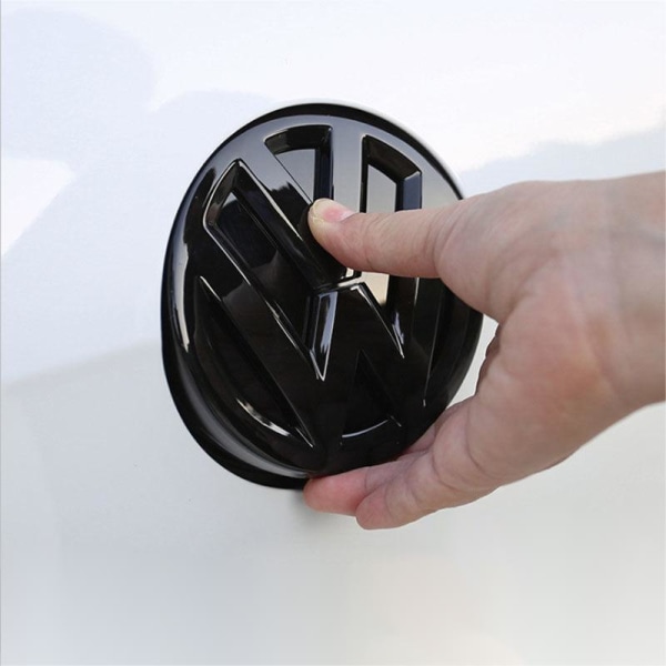 Passar till Volkswagen Golf 7 GOLF 7 bil logotyp modifiering svart fram och bak logotyp MK7 galler lock logotyp ersättning 2014 - 2017