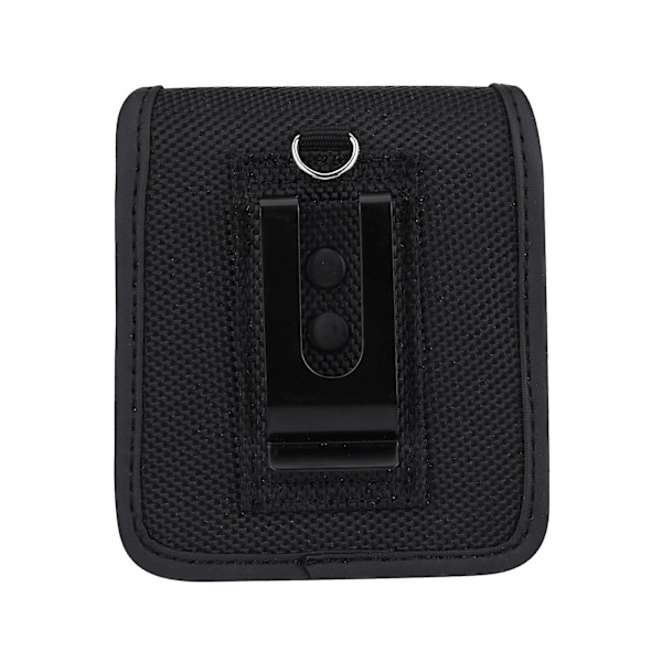 Trendy Oxford Stoff Midjeveske Enkel Svart Belteveske For Flip/z Flip/razr 5g