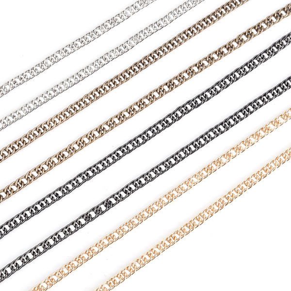 100cm Udskiftningskæde til Kvinders Crossbody Skuldertaske Gold