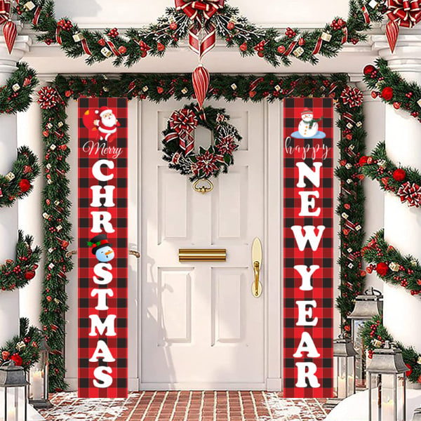 2023 Jul Dörrdekoration God Jul Banner Dekor för A3