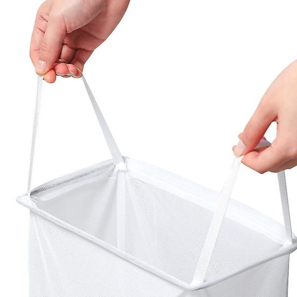 Nett Vaskerom Oppbevaringskurv Holder Foldbar Veggmontert