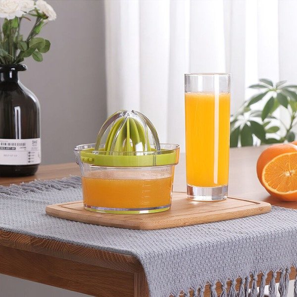 Multifunktionell manuell juicepress för grönsaker och frukter, grön s