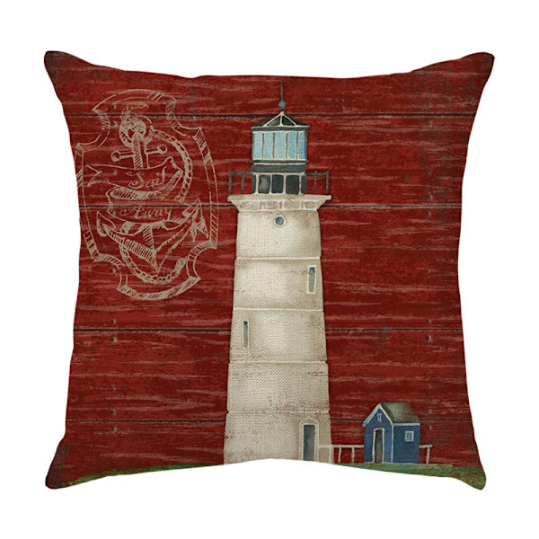 Set med 4 Cover 45 * 45cm P Stil Bomull och Linne Kudde Soffa Ho