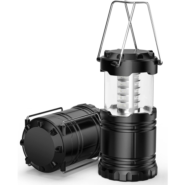 2 Ultra Bright Portable IPX4 Water Resistant LED Camping Lantern