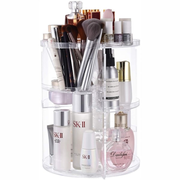 Roterende Makeup Stativ Organizer transparent 745
