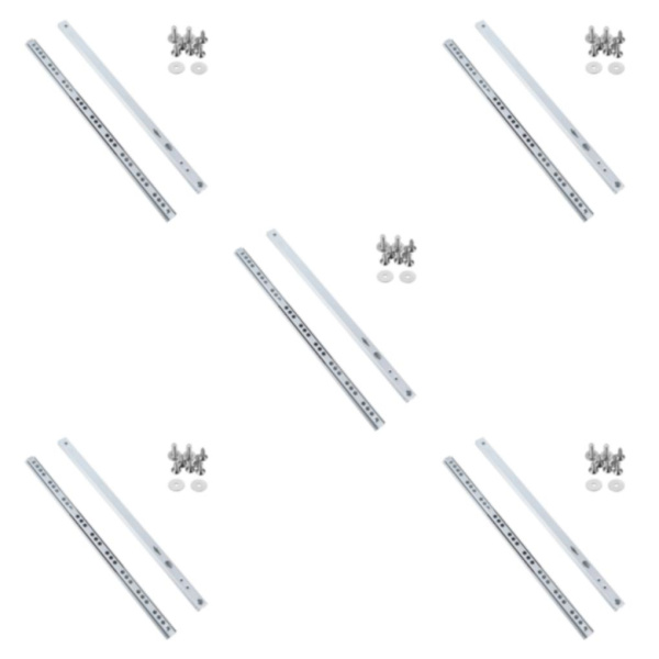1/3/5 2pack/lot Groove Lådeskinner Slitstarka og allsidige 5Set