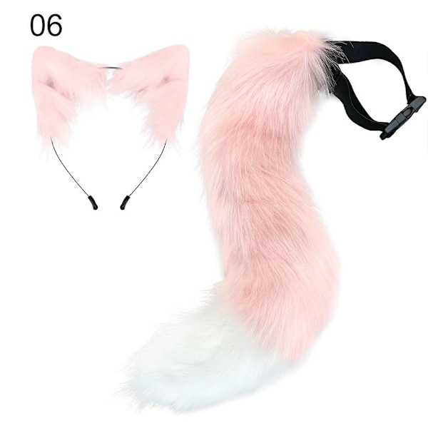 Fox Cosplay Räv Svanskläde 06 06 6 6