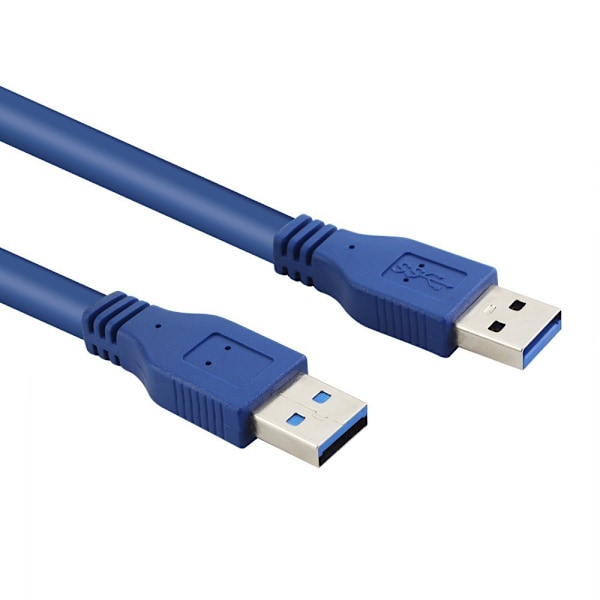 USB 3.0 -kaapeli - urosliitäntä urosliitäntään - 1,0 metri blue 50