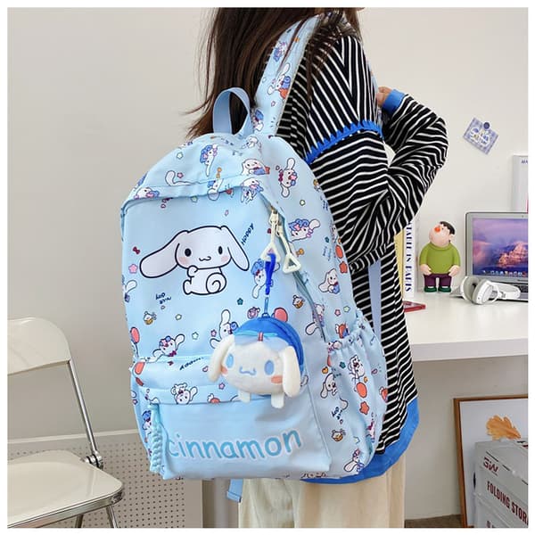New Trendy Student Backpack 2026, Large Capacity, Printed Design, Casual and Simple Design for Middle School, High School, and University Students.-FA- Cinnamon Dog