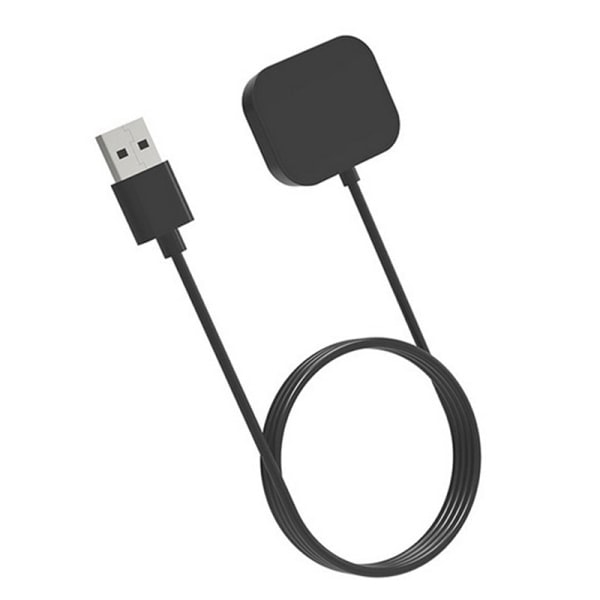 Svart USB-laddningskabel Laddningsdocka för Smartwatch