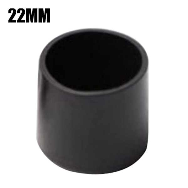 16 stk. Sett Fot Silikon Caps Pad Føtter Deksel Svart 22mm-16PCS Black