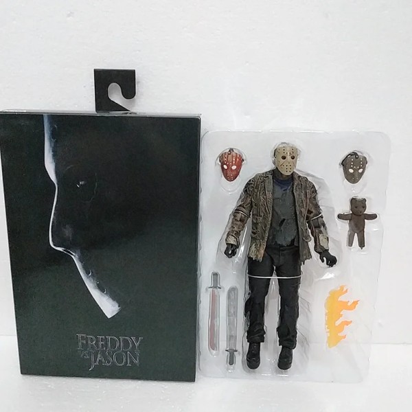 NECA Friday The 13th Figur Legetøj Freddy Jason Voorhees Blod Action Figur Jason Samleobjekt Jul Halloween Gaver No.7