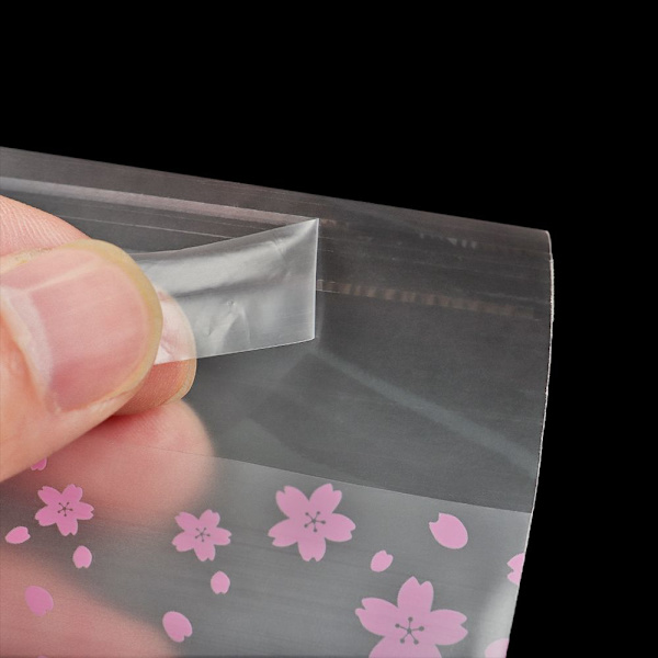 100st plastpåsar gåvor favor väska 7*7cm 7*7cm