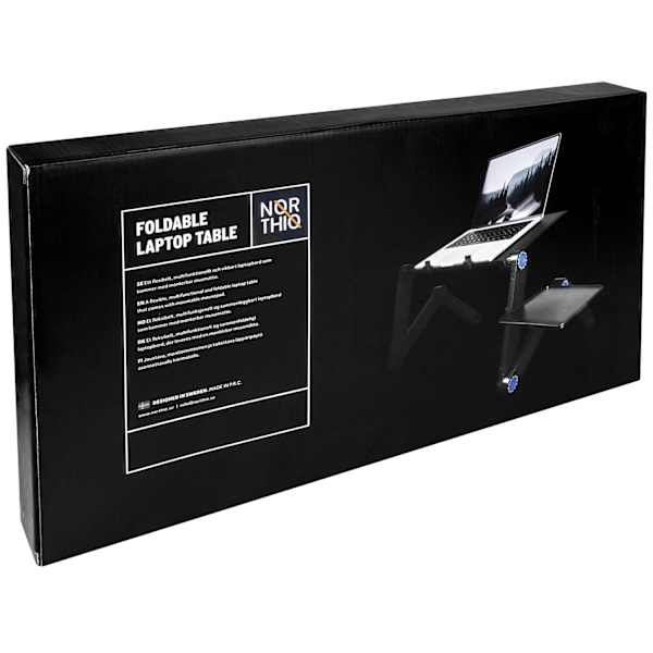 Northio - Laptopbord med Musplade black 1385