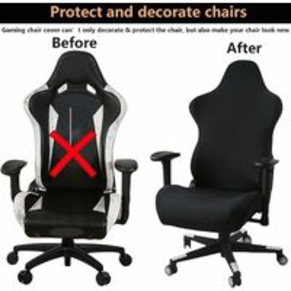 Gamingstolsskydd - Skydd 4 delar/ Set Gamingstolsskydd med armstödsöverdrag/stolsryggskydd/ cover, cover