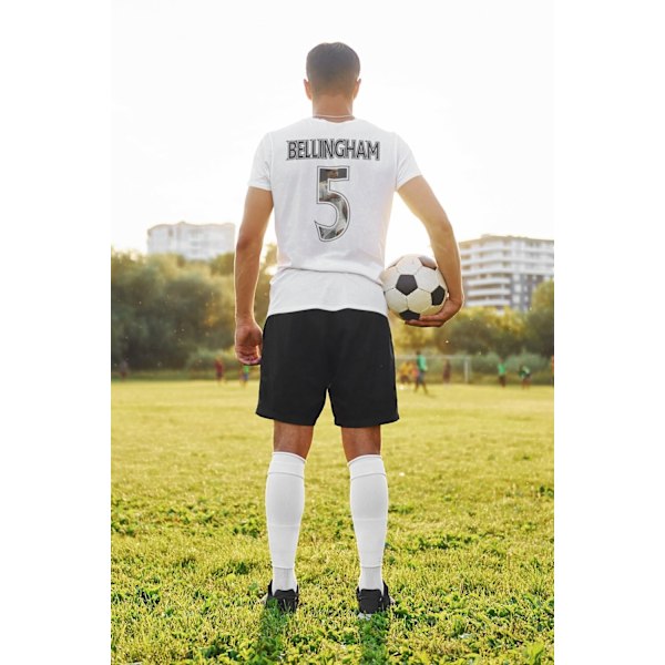 Jude Bellingham spiller t-skjorte sportsdrakt England Real Madrid S 140 Small
