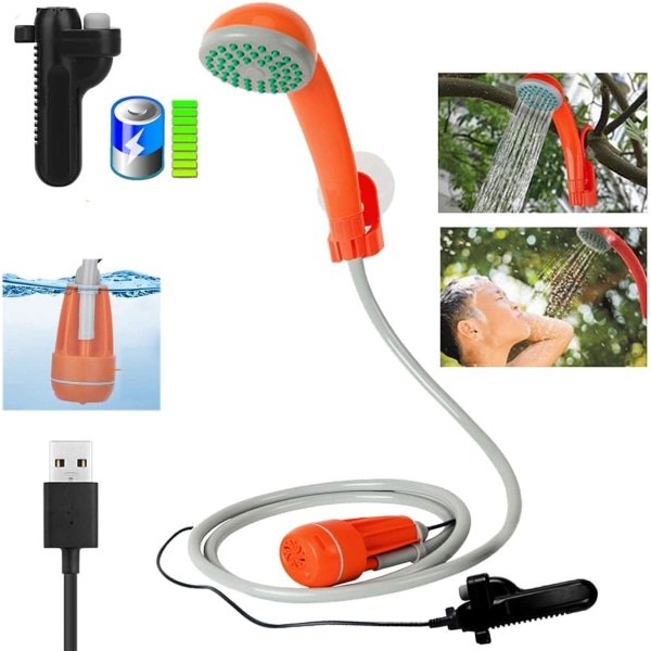 Camping Bruser Rejse Vandreture Brusere med 2200 mAh Genopladelig