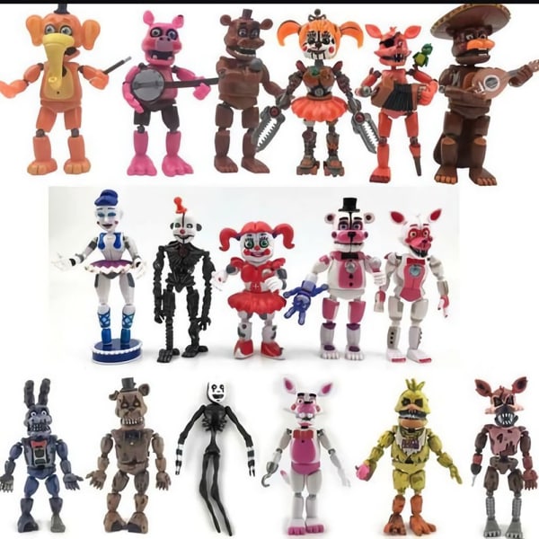 FNAF Leksaker Action Figurer STIL Style 2