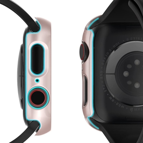 6-pack fodral för Apple Watch Series Se/6/5/4 40 mm skärmskydd