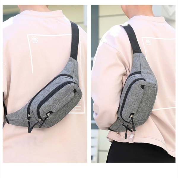 Midjeposer Fanny Pack LYSEGRÅ Light gray