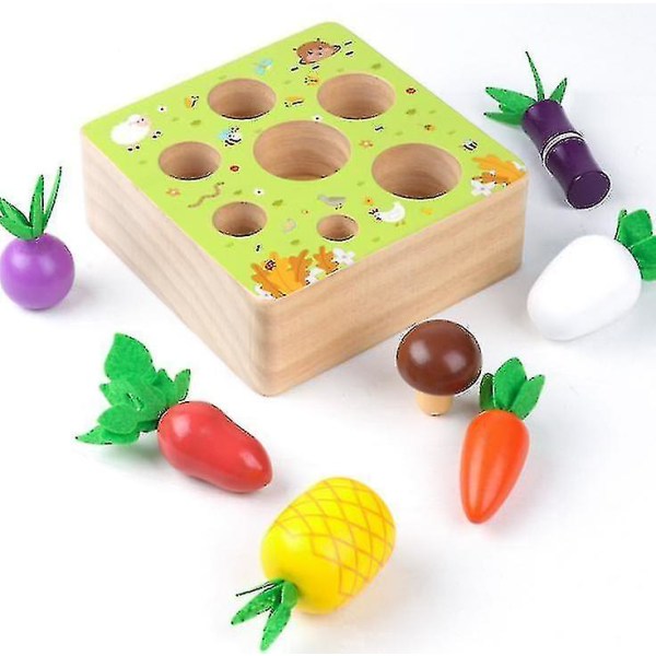 Trägårdsskördspel, leksaker för tidig utbildning