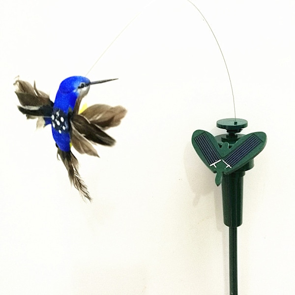Soldriven Dansande Fjärilar Flygande Kolibri Trädgårdsväxter Blommor Stake Trädgård Gräsmatta Dekor Mix Färg Hummingbird Mix Color