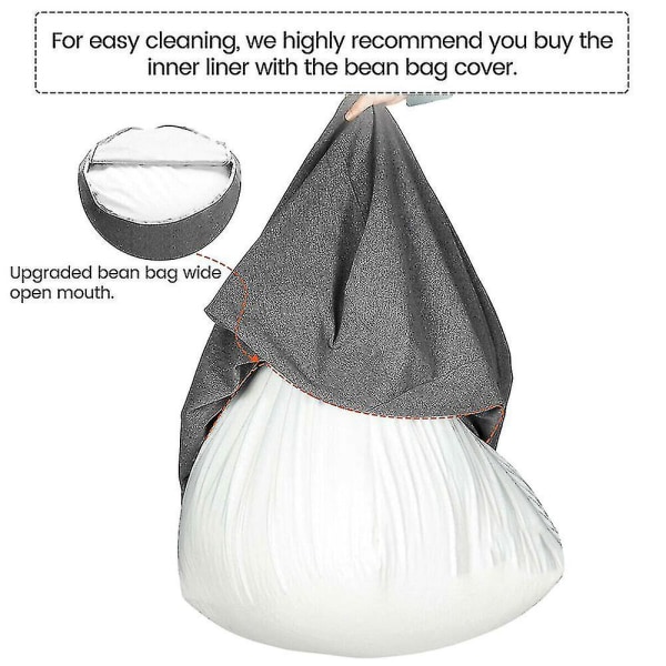 Innerfoder För Bean Bag Cover Sits Lazy Sofa No Filler - Easy C