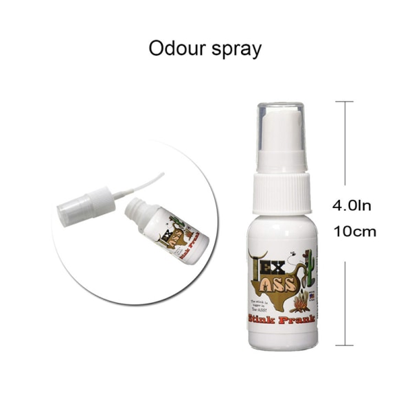 30ml Super Stinkande Flytande Fjärt Fruktansvärd Luktspray Långvarig A5