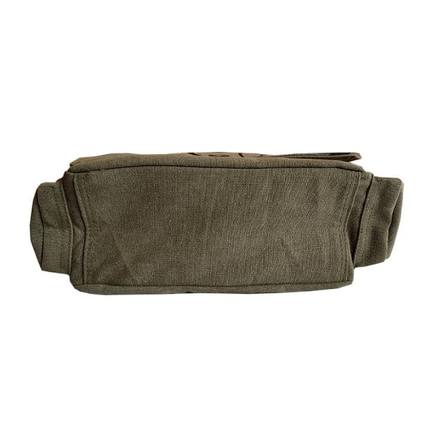 Min granne Totoro Canvas Messenger Bag Cartoon Student Book Messenger Bag med flera fickor Black