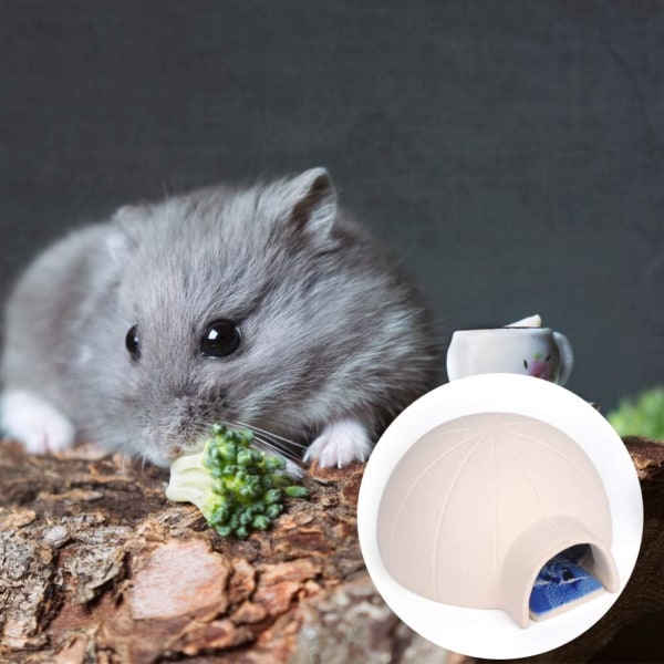 Ceramic Hamster House Small Pet Hamster Cool Cave Nest Mini Hut