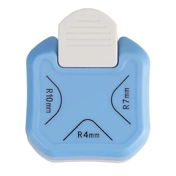 3 i 1 hjørnerunder stans, 4 mm 7 mm 10 mm 3-veis hjørnekutter for papirhåndverk, laminat Yl