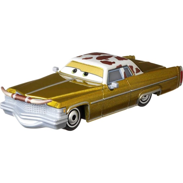 Disney Cars Leikkiautot ja Pixar Cars Tex Dinoco, Miniatyyri, Keräilyauto Kilpa-auto Leikki Bilar-Elokuvien Mukainen, 3 Vuotiaille ja Ylöspäin, Monivärinen