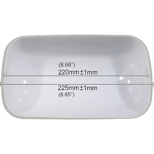 Lampe Skærm til Bordlampe Hvid 22,5 cm Lampe Skærm Udskiftningsglas Lampe Glas til Bankerlampe Bordlampe Skærm til Bordlampe