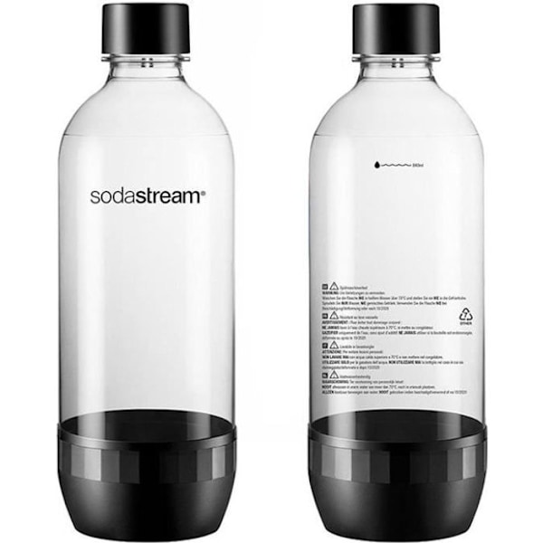 Svart SodaStream-flaska Svart