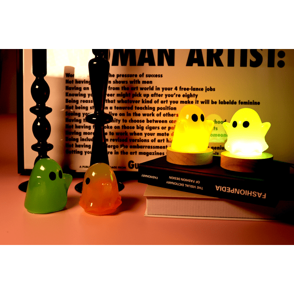2 stk. 3D Halloween-spøgelsesforme til epoxystøbning