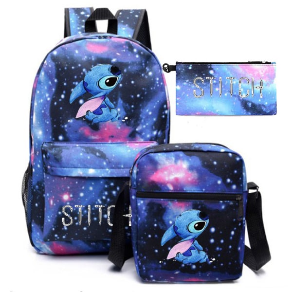 Drenge og piger Lilo & Stitch skole taske, blå