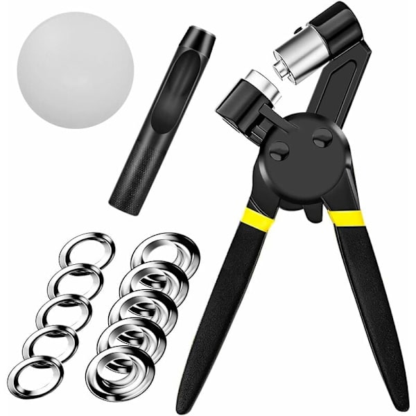 Presenningsklemme 500 stk. øjer (10 mm) til reparation af presenninger
