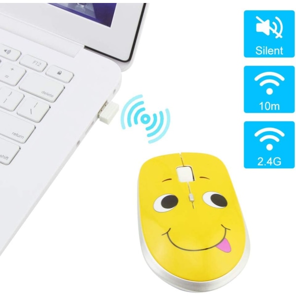 2.4GHz Wireless Mouse Cute Silent Wireless Mouse Portable