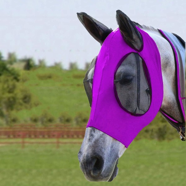 Horse Fly Mask,Fly Masks for Horses with Ears,Smooth&Elasticity