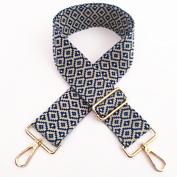 Justerbar taske-rem, skulderrem, bred Blue